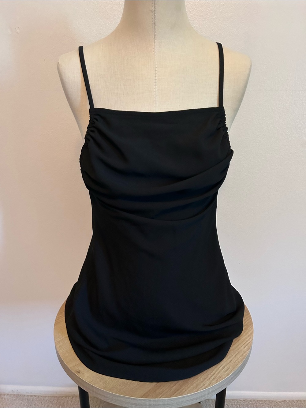 Re:Named Black Spaghetti Strap Mini Dress Size Small